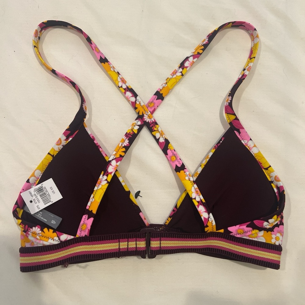 Aerie Floral Bikini - Pink and Yellow - Picture 3 of 3
